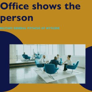 Office shows the person